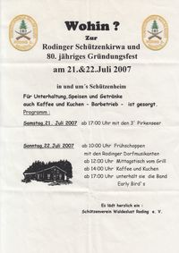 2007 Rodinger Schützenkirwa